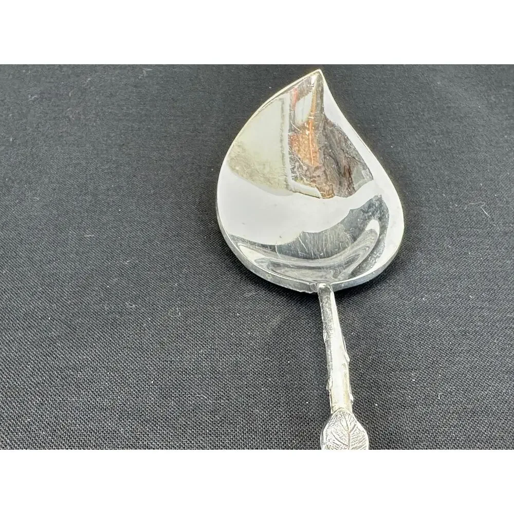 Vintage Reed & Barton Harlequin Silverplated Serving Set Ornate Floral Handles